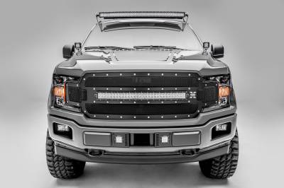 ZROADZ OFF ROAD PRODUCTS - 2015-2021 Ford F-150, Raptor Front Roof LED Kit with 52 Inch LED Curved Double Row Light Bar - PN #Z335662-KIT-C - Image 4