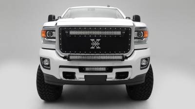 ZROADZ OFF ROAD PRODUCTS - 2015-2019 Silverado, Sierra HD Front Bumper Top LED Kit  Incl. (1) 30 Inch LED Straight Double Row Light Bar - PN #Z321221-KIT - Image 7