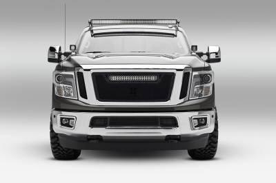 ZROADZ OFF ROAD PRODUCTS - 2016-2019 Nissan Titan Front Roof LED Bracket to mount (1) 50 Inch Staight LED Light Bar - Part # Z337181 - Image 1