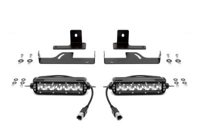 ZROADZ OFF ROAD PRODUCTS - 2019-2023 Ford Ranger Rear Bumper LED Kit with (2) 6 Inch LED Straight Single Row Slim Light Bars - PN #Z385881-KIT - Image 7