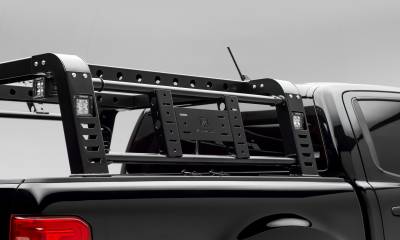 ZROADZ OFF ROAD PRODUCTS - 2019-2023 Ford Ranger Overland Access Rack With Two Lifting Side Gates and (4) 3 Inch ZROADZ LED Pod Lights - Part # Z835101 - Image 7