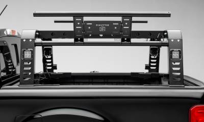 ZROADZ OFF ROAD PRODUCTS - 2019-2021 Ford Ranger Overland Access Rack With Two Lifting Side Gates and (4) 3 Inch ZROADZ LED Pod Lights - PN #Z835101 - Image 11