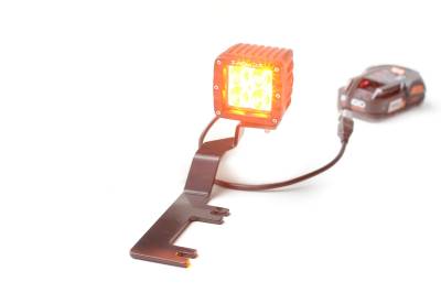ZROADZ OFF ROAD PRODUCTS - 3 Inch AMBER LED Flood Beam Pod Light - PN #Z30BC20W-2-E4A - Image 4