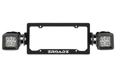 ZROADZ OFF ROAD PRODUCTS - Universal License Plate Frame LED Kit with (2) 3 Inch LED Pod Lights - PN #Z310005-KIT - Image 5