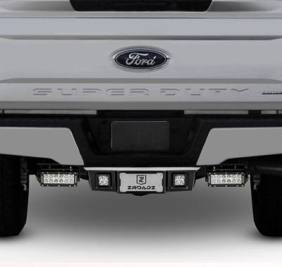 ZROADZ OFF ROAD PRODUCTS - Universal Hitch Step LED Kit with (2) 3 Inch LED Pod Lights, Fits 2 Inch Receiver  - Part # Z390010-KIT - Image 2