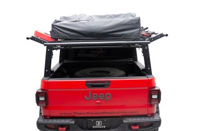 ZROADZ OFF ROAD PRODUCTS - 2019-2024 Jeep Gladiator Access Overland Rack With Three Lifting Side Gates, Without Factory Trail Rail Cargo System - PN #Z834201 - Image 11