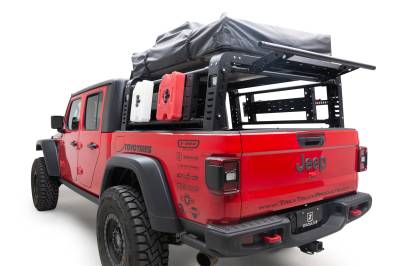 ZROADZ OFF ROAD PRODUCTS - 2019-2022 Jeep Gladiator Access Overland Rack With Three Lifting Side Gates, Without Factory Trail Rail Cargo System - PN #Z834201 - Image 4