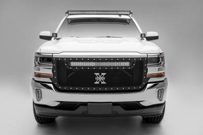 ZROADZ OFF ROAD PRODUCTS - Silverado, Sierra Front Roof LED Kit with (1) 50 Inch LED Curved Double Row Light Bar - PN #Z332281-KIT-C - Image 7
