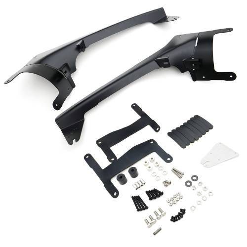 ZROADZ OFF ROAD PRODUCTS - Jeep JL, Gladiator Front Roof LED Bracket to mount (1) 50 or 52 Inch Staight LED Light Bar and (4) 3 Inch LED Pod Lights - Part # Z374831-BK4 - Image 9