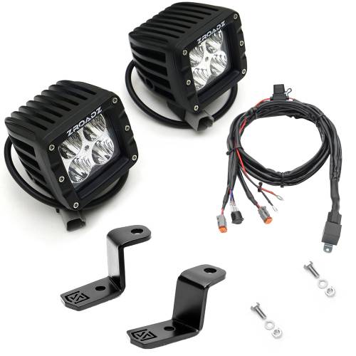 ZROADZ OFF ROAD PRODUCTS - 2018-2021 Ford F-150 Hood Hinge LED Kit with (2) 3 Inch LED Pod Lights - Part # Z365711-KIT2 - Image 9
