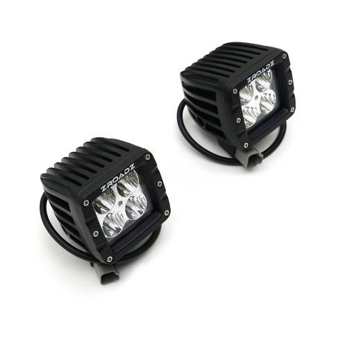 ZROADZ OFF ROAD PRODUCTS - 2018-2024 Jeep JL/2019-2024 Gladiator Front Roof Side LED Kit with (2) 3 Inch LED Pod Lights - PN #Z334851-KIT2 - Image 6