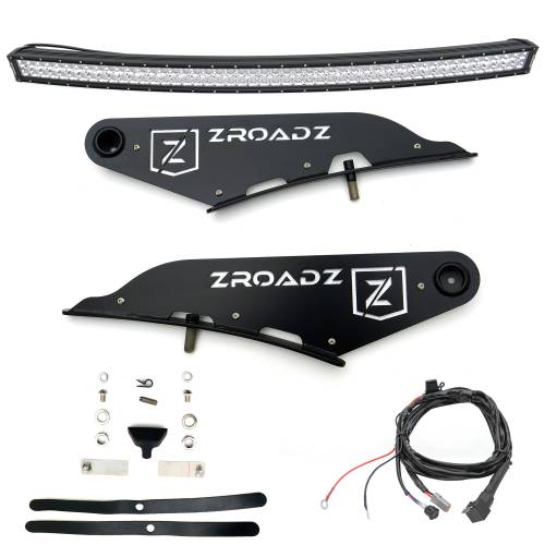 ZROADZ OFF ROAD PRODUCTS - 2019-2022 Ram 1500 Front Roof LED Kit with (1) 50 Inch LED Curved Double Row Light Bar - PN #Z334721-KIT-C - Image 3