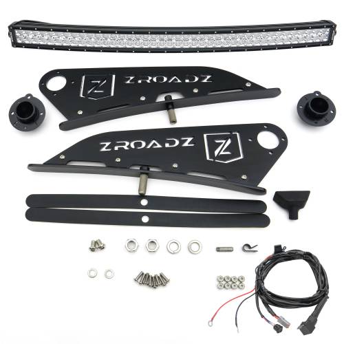 ZROADZ OFF ROAD PRODUCTS - 2015-2020 Colorado, Canyon Front Roof LED Kit with 40 Inch LED Curved Double Row Light Bar - Part # Z332671-KIT-C - Image 7