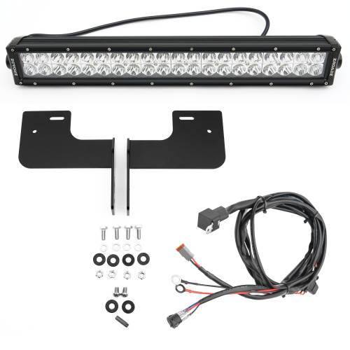 ZROADZ OFF ROAD PRODUCTS - 2015-2018 Ford Ranger T6 Front Bumper Center LED Kit with (1) 20 Inch LED Straight Double Row Light Bar - PN #Z325761-KIT - Image 4