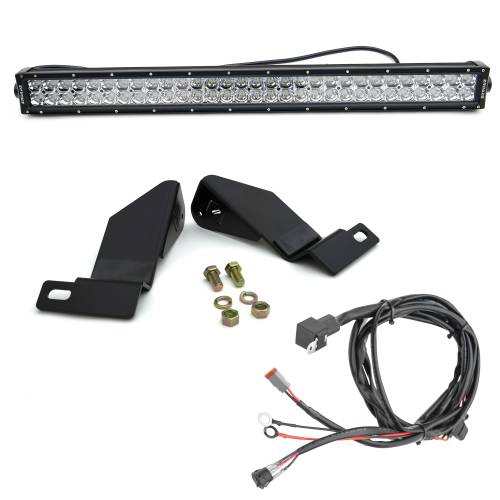 ZROADZ OFF ROAD PRODUCTS - 2007-2013 Chevrolet Silverado 1500 Front Bumper Top LED Kit with (1) 30 Inch LED Straight Double Row Light Bar - PN #Z322051-KIT - Image 2