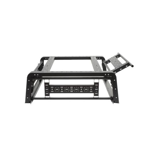 ZROADZ OFF ROAD PRODUCTS - 2019-2022 Jeep Gladiator Access Overland Rack With Three Lifting Side Gates, For use on Factory Trail Rail Cargo Systems - PN #Z834211 - Image 28