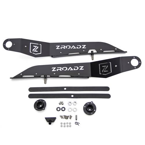 ZROADZ OFF ROAD PRODUCTS - 1999-2016 Ford Super Duty Front Roof LED Bracket to mount (1) 52 Inch Curved LED Light Bar - PN #Z335461 - Image 8