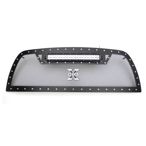 T-REX GRILLES - 2013-2018 Ram 2500, 3500 Torch Grille, Black, 1 Pc, Replacement, Chrome Studs with (1) 20 LED - Part # 6314521 - Image 4