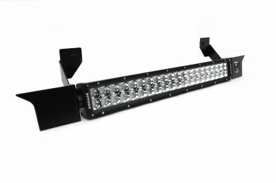 ZROADZ OFF ROAD PRODUCTS - 2010-2018 Ram 2500, 3500 Front Bumper Center LED Kit with (1) 20 Inch LED Straight Double Row Light Bar - Part # Z324521-KIT - Image 2