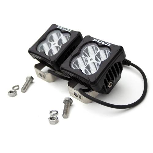 ZROADZ OFF ROAD PRODUCTS - 3 inch ZROADZ LED Light Pod Kit, G2 Series, Bright White, Spot Beam, 2 Piece With Wiring Harness - Part # Z30BC20W-D3S-K - Image 3