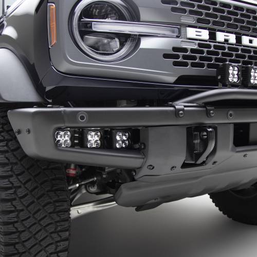 ZROADZ OFF ROAD PRODUCTS - 2021-2023 Ford Bronco Front Bumper Fog LED Brackets ONLY, Used to mount (6) 3-Inch ZROADZ LED Light Pods - Part # Z325401 - Image 6