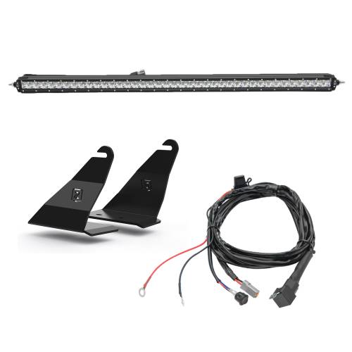 ZROADZ OFF ROAD PRODUCTS - 2021-2023 Ford Bronco Front Roof LED KIT, Includes (1) 40 inch ZROADZ LED Straight Single Row Light Bar - Part # Z335401-KIT - Image 8