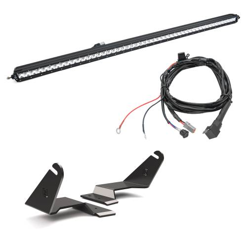 ZROADZ OFF ROAD PRODUCTS - 2021-2022 Ford Bronco Front Roof LED Kit with (1) 50 Inch LED Straight Single Row Slim Light Bar - PN #Z335411-KIT - Image 6