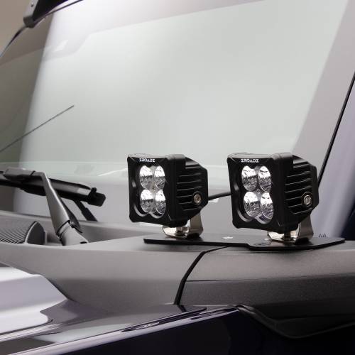 ZROADZ OFF ROAD PRODUCTS - 2021-2022 Ford Bronco LED Bracket to mount (4) 3 Inch LED Pod Lights - PN #Z365401-BK4 - Image 4