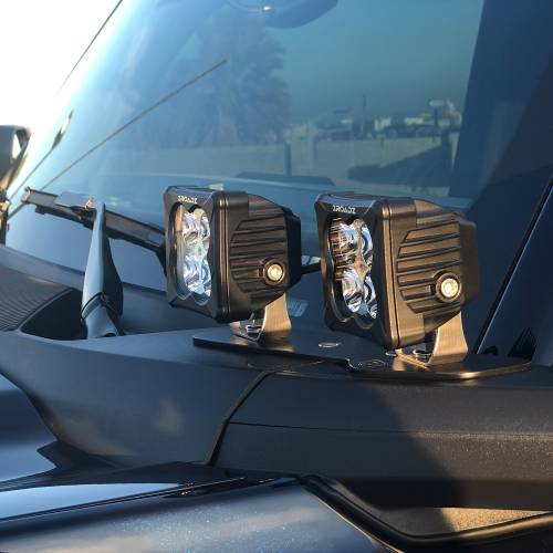 ZROADZ OFF ROAD PRODUCTS - 2021-2022 Ford Bronco LED Bracket to mount (4) 3 Inch LED Pod Lights - PN #Z365401-BK4 - Image 6