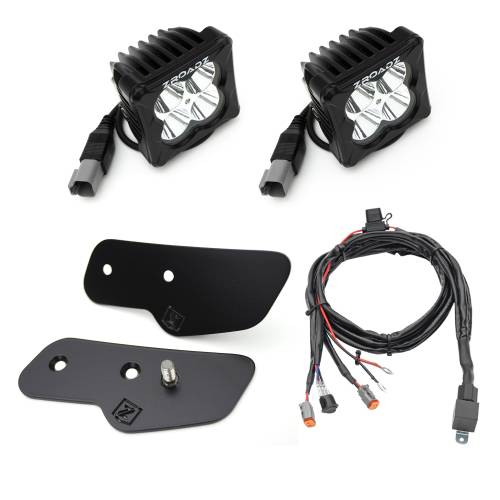 ZROADZ OFF ROAD PRODUCTS - 2021-2022 Ford Bronco Mirror/Ditch Light LED KIT, Includes (2) 3 inch ZROADZ White LED Pod Lights - Part # Z365401-KIT2 - Image 6