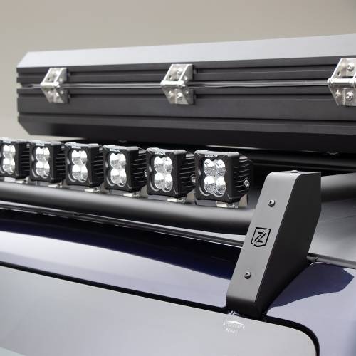 ZROADZ OFF ROAD PRODUCTS - 2021-2023 Ford Bronco 4 Door Roof Rack KIT, Includes (6) 3 inch ZROADZ LED White, (2) Amber LED Pod Lights and (1) 30 inch White LED Single Row Light Bar - Part # Z845421 - Image 3
