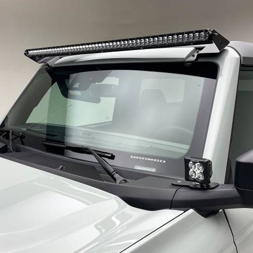 ZROADZ OFF ROAD PRODUCTS - 2021-2024 Ford Bronco Front Roof LED Kit with (1) 50 Inch LED Straight Single Row Slim Light Bar - PN #Z335411-KIT - Image 4