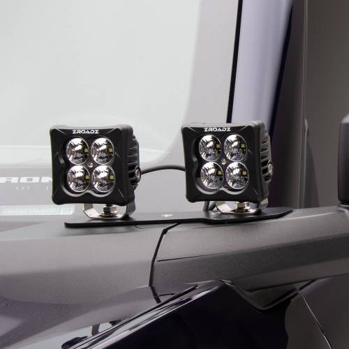 ZROADZ OFF ROAD PRODUCTS - 2021-2022 Ford Bronco LED Kit with (4) 3 Inch White LED Pod Lights - PN #Z365401-KIT4 - Image 2