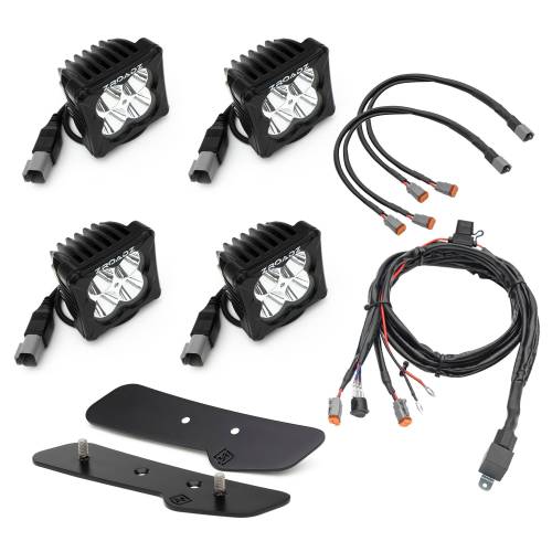 ZROADZ OFF ROAD PRODUCTS - 2021-2023 Ford Bronco Mirror/Ditch Light LED KIT, Includes (4) 3 inch ZROADZ White LED Pod Lights - Part # Z365401-KIT4 - Image 6