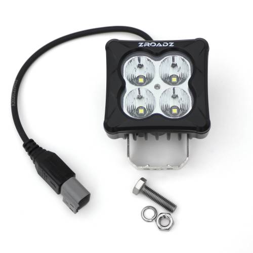 ZROADZ OFF ROAD PRODUCTS - 2021-2022 Ford Bronco LED Kit with (4) 3 Inch White LED Pod Lights - PN #Z365401-KIT4 - Image 10