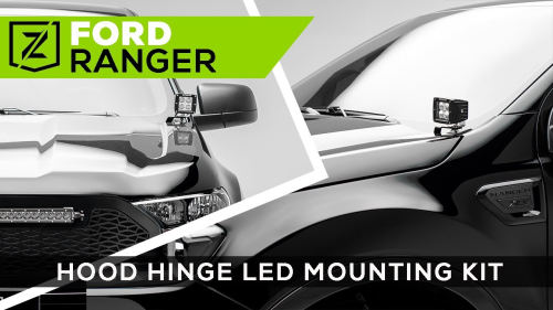 Ford Ranger Hood Hinge LED Mounting Kit from ZROADZ Offroad Products