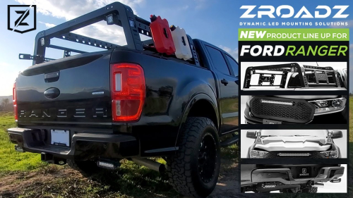Ford Ranger fully outfitted with ZROADZ Offroad Products