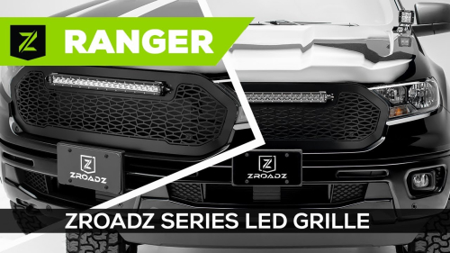 Ford Ranger Grille All New ZROADZ Series LED Grille