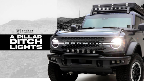 Ford Bronco LED Ditch Light Kits from ZROADZ