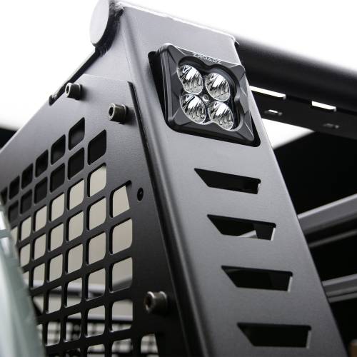 ZROADZ OFF ROAD PRODUCTS - 2014-2021 Toyota Tundra MOLLE Overland Rack with (2) 3 Inch White ZROADZ LED Pod Lights - Part # Z859661 - Image 8