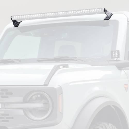 ZROADZ OFF ROAD PRODUCTS - 2021-2024 Ford Bronco Front Roof bracket ONLY  to mount (1) 40 Inch LED Straight Single Row Slim Light Bar - PN #Z335401 - Image 2