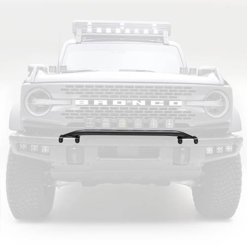 ZROADZ OFF ROAD PRODUCTS - 2021-2022 Ford Bronco Front Bumper Top LED Brackets ONLY, Used to mount (6) 3 inch ZROADZ LED Light Pods - Part # Z325431 - Image 1