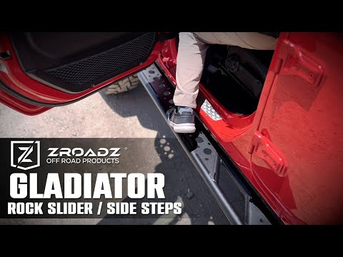 ZROADZ Jeep Gladiator Rock Slider Side Steps