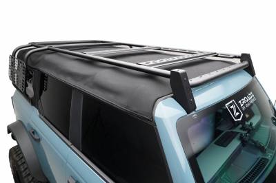 ZROADZ OFF ROAD PRODUCTS - 2021-2024 Ford Bronco  4 Door Soft Top Rack with Oversized Molle Panels - PN #Z845491 - Image 3