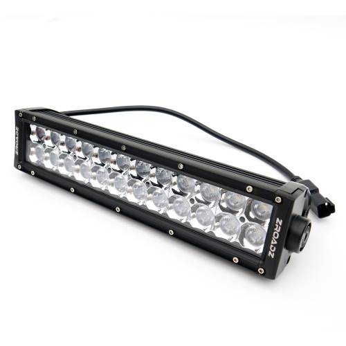 ZROADZ OFF ROAD PRODUCTS - 2020-2022 Ford Super Duty Front Bumper Center LED Kit with (1) 12 Inch LED Straight Double Row Light Bar - PN #Z325571-KIT - Image 4