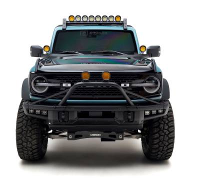 ZROADZ OFF ROAD PRODUCTS - 2021-2023 Ford Bronco Mirror/Ditch Light Bracket KIT, Includes (2) 4-Inch Amber LED Lights & Universal Harness - Part # Z365501-KIT2A - Image 3