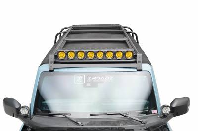 ZROADZ OFF ROAD PRODUCTS - ZROADZ 4-Inch LED Amber LED Kit for use on ZROADZ Bronco Roof Racks, Includes (8) 4-Inch Amber LED Lights & Universal Harness – Part # Z3090WRDA-KIT8 - Image 2