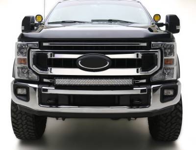 ZROADZ OFF ROAD PRODUCTS - 2020-2022 Ford Super Duty Front Bumper Top LED Kit with (1) 30-Inch ZROADZ LED Curved Double Row Light Bar - PN # Z325572-KIT - Image 2