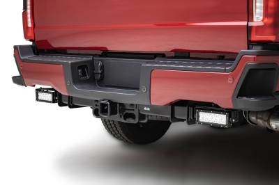 ZROADZ OFF ROAD PRODUCTS - 2023-2024 Ford Superduty, F250/F350/F450 Rear Bumper Mounting Bracket Kit, Includes (2) ZROADZ 6-Inch Dual Row LED Light Bars and Universal Harness - Part # Z385971-KIT - Image 2