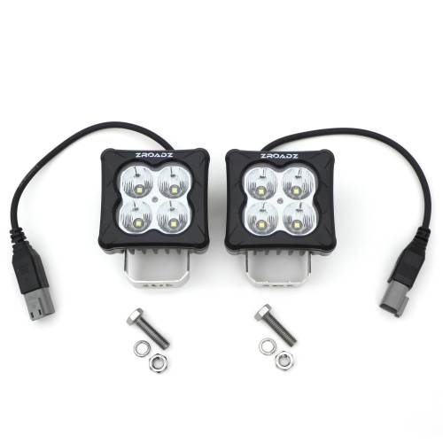 ZROADZ OFF ROAD PRODUCTS - 2024-2024 Toyota Tacoma Ditch Light Bracket Mount Kit, Includes (2) 3-Inch ZROADZ G2 Series White LED Light Pods - Part #  Z369441-KIT2 - Image 3